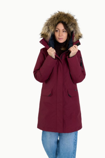 Пуховик RedFox Kodiak III GTX Wmn  (Женский; M; бордовый)